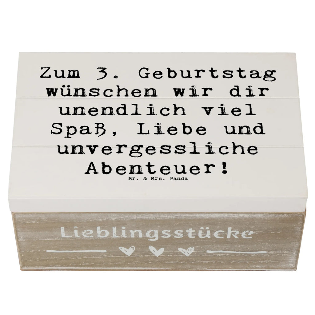 Holzkiste Spruch 3. Geburtstag XXL, Aufbewahrungsbox, Holzkiste, Erinnerungsbox, Truhe, Kiste, Dekokiste, Erinnerungskiste, Schatzkiste, Geschenkbox, Schatulle, Geschenkdose, Geburtstag, Geburtstagsgeschenk, Geschenk