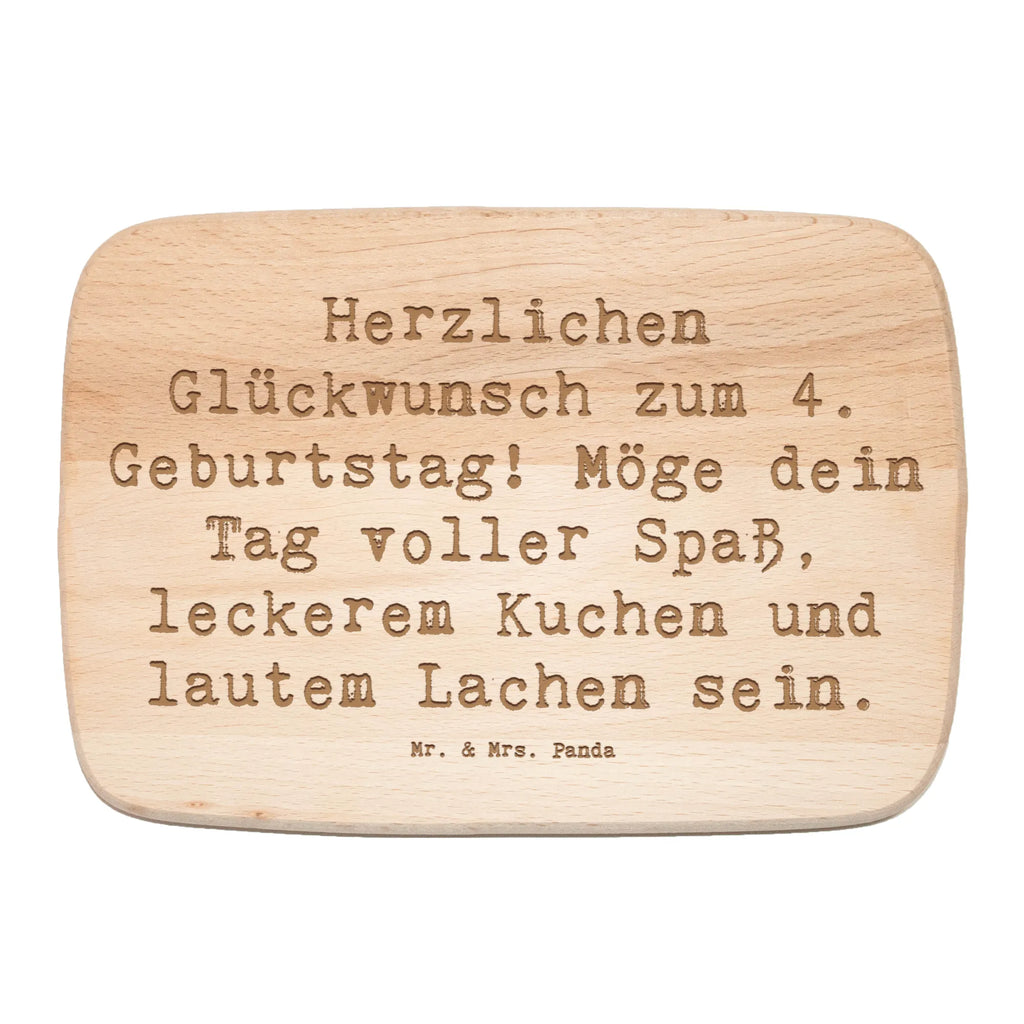 Holzbrett Spruch 4. Geburtstag Küchenbrett, Frühstücksbrett, Schneidebrett, Holzbrett, Schneidebrett Holz, Frühstücksbrettchen, Geburtstag, Geburtstagsgeschenk, Geschenk