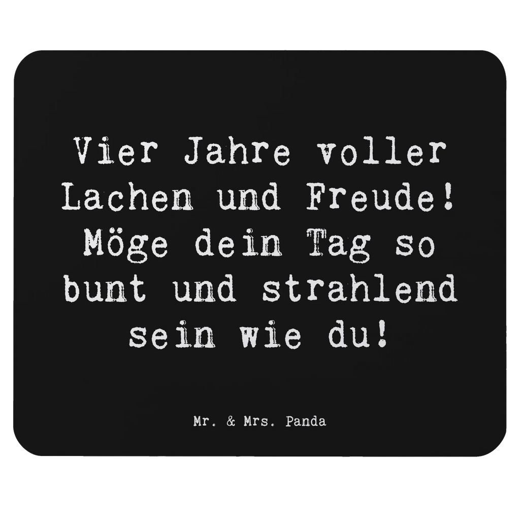 Mauspad Spruch 4. Geburtstag Freude PC Zubehör, Büroausstattung, Mauspad, Mousepad, Einzigartiges Mauspad, Mauspad Büro, Mausunterlage, Computer zubehör, Arbeitszimmer, Designer Mauspad, Geburtstag, Geburtstagsgeschenk, Geschenk