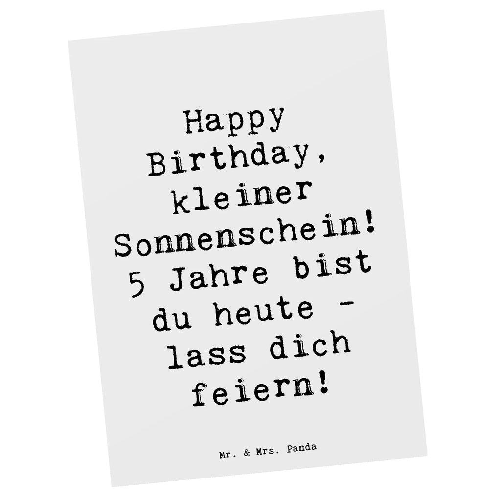 Postcard Saying Happy Birthday, kleiner Sonnenschein! 5 Jahre bist du heute - lass dich feiern! Geburtstagskarte, Geschenkkarte, Ansichtskarte, Einladung, Grußkarte, Einladungskarte, Dankeskarte, Karte, Einladungskarten Geburtstag, Ansichtskarten, Einladung Geburtstag, Postkarte, Geburtstag, Geburtstagsgeschenk, Geschenk