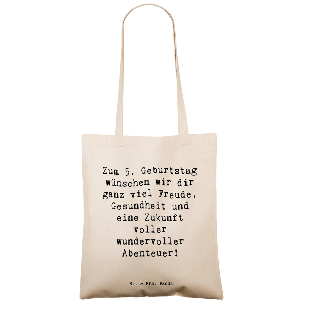 Tote bag Saying Zum 5. Geburtstag wünschen wir dir ganz viel Freude, Gesundheit und eine Zukunft voller wundervoller Abenteuer! schultertasche baumwolle, tasche baumwolle, Jutebeutel, Baumwoll-Tragetasche, Uni Tasche, Schulbeutel, Umhängetasche, Tüte, umhängetasche baumwolle, Laptoptasche, Tasche, Unitasche, Schultertasche, festival tasche, Büchertasche, Baumwolltasche, Schultasche, campus tasche, schulterbeutel, Tote Bag, henkeltasche baumwolle, Baumwoll-Shopper, baumwoll shopper, textiltasche, dokumententasche, Alltagstasche, umhängebeutel, einkaufstasche baumwolle, Stoffbeutel, Baumwollbeutel, Shopping Tasche, Einkaufstasche, canvas tasche, stofftasche baumwolle, einkaufsshopper, stoff shopper, Henkeltasche, textilbeutel, Beutel, universaltasche, Jutetasche, tragbeutel, Strandtasche, studententasche, Stoff-Tragetasche, Freizeittasche, beutel baumwolle, totebag, Einkaufsbeutel, Einkaufstüte, Stofftasche, Shopper, Tragetasche, tragetasche baumwolle, freizeitbeutel, festivaltasche, Geburtstag, Geschenk, Geburtstagsgeschenk