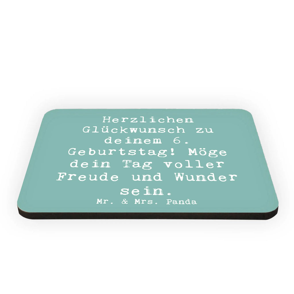 Magnet Spruch 6. Geburtstag Whiteboard Magnet, Motivmagnete, Pinnwandmagnet, Notiz Magnet, Kühlschrankmagnet, Souvenir Magnet, Dekomagnet, Kühlschrank Dekoration, Geburtstag, Geburtstagsgeschenk, Geschenk