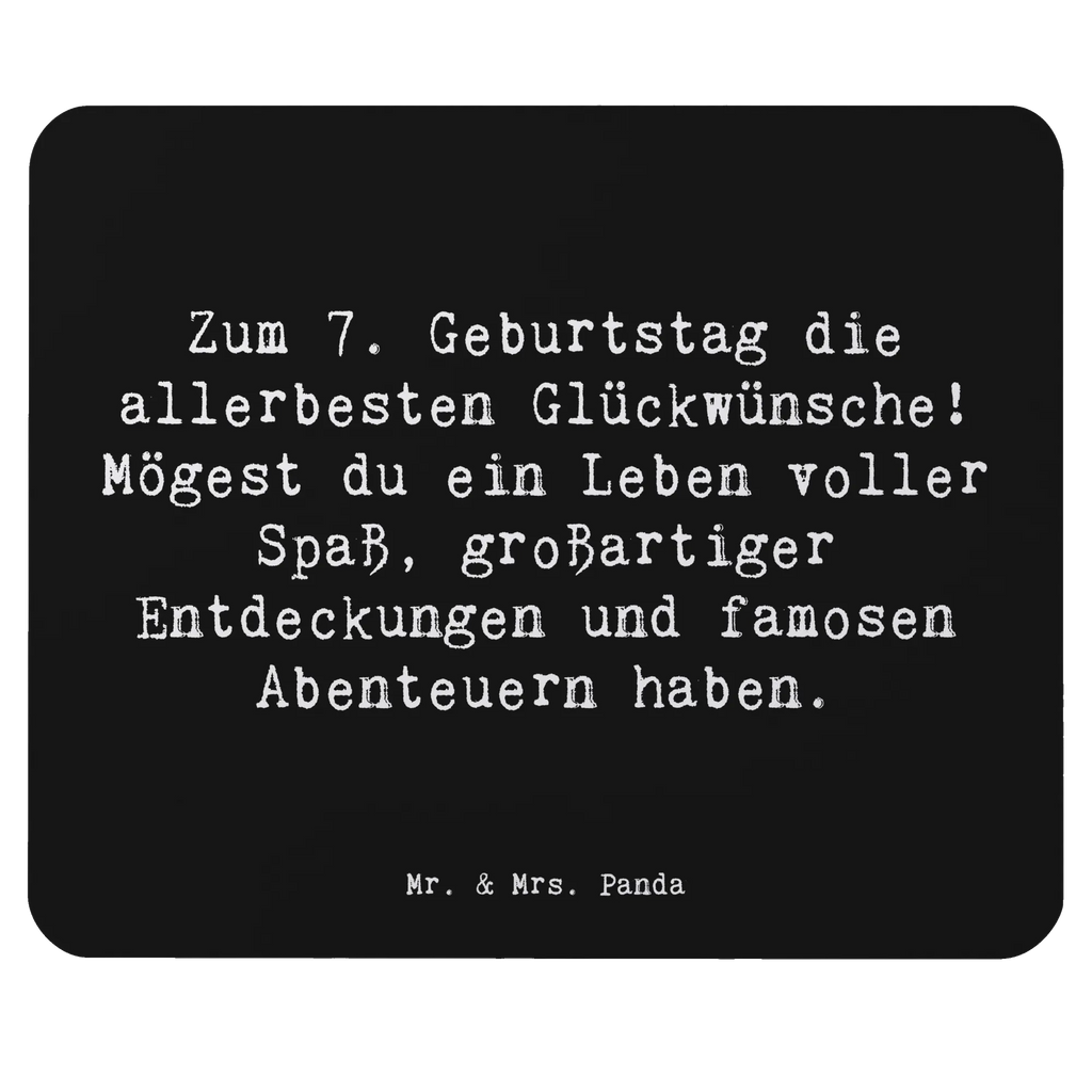 Mauspad Spruch 7. Geburtstag PC Zubehör, Einzigartiges Mauspad, Mausunterlage, Designer Mauspad, Computer zubehör, Mousepad, Mauspad, Büroausstattung, Arbeitszimmer, Mauspad Büro, Geburtstag, Geburtstagsgeschenk, Geschenk