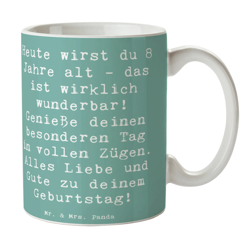 Tasse Spruch 8. Geburtstag Feier Kakaotasse, Motivtasse, Teebecher, Keramikbecher, haferl, Dekotasse, Kaffeebecher, Trinkbecher, Geschenktasse, design tasse, kaffeetasse keramik, Sprüchetasse, Keramiktasse, Mug, Trinktasse, Designtasse, kaffeebecher keramik, tasse für büro, Bürobecher, hochwertige tasse, schöne tasse, kaffeetasse bedruckt, Tasse mit Motiv, tasse für kaffee, milchkaffeetasse, Tasse, Bürotasse, Frühstückstasse, Bedruckte Tasse, Henkeltasse, Kaffeepott, Pott, statement tasse, Frühstücksbecher, heißgetränkebecher, Tasse mit Spruch, Kaffeetasse, Teetasse, kaffeebecher bedruckt, Henkelbecher, Becher, Teepott, Coffee Mug, Geschenk, Geburtstagsgeschenk, Geburtstag