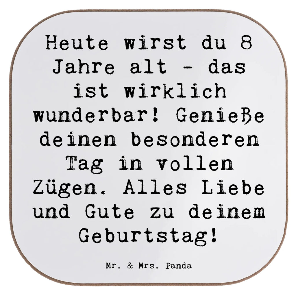 Square coaster Saying Heute wirst du 8 Jahre alt - das ist wirklich wunderbar! Genieße deinen besonderen Tag in vollen Zügen. Alles Liebe und Gute zu deinem Geburtstag! Getränkeuntersetzer, Untersetzer aus Holz, Untersetzer Holz, Tassen Untersetzer, Holzuntersetzer, Bierdeckel, Untersetzer Gläser, Untersetzer, Glasuntersetzer, Korkuntersetzer, Untersetzer Design, Untersetzer für Gläser, Geburtstag, Geburtstagsgeschenk, Geschenk