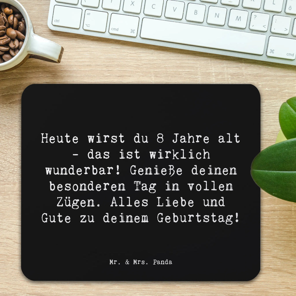 Mauspad Spruch 8. Geburtstag Feier Mousepad, Computer zubehör, Büroausstattung, Designer Mauspad, Einzigartiges Mauspad, Mausunterlage, PC Zubehör, Mauspad, Arbeitszimmer, Mauspad Büro, Geburtstag, Geburtstagsgeschenk, Geschenk