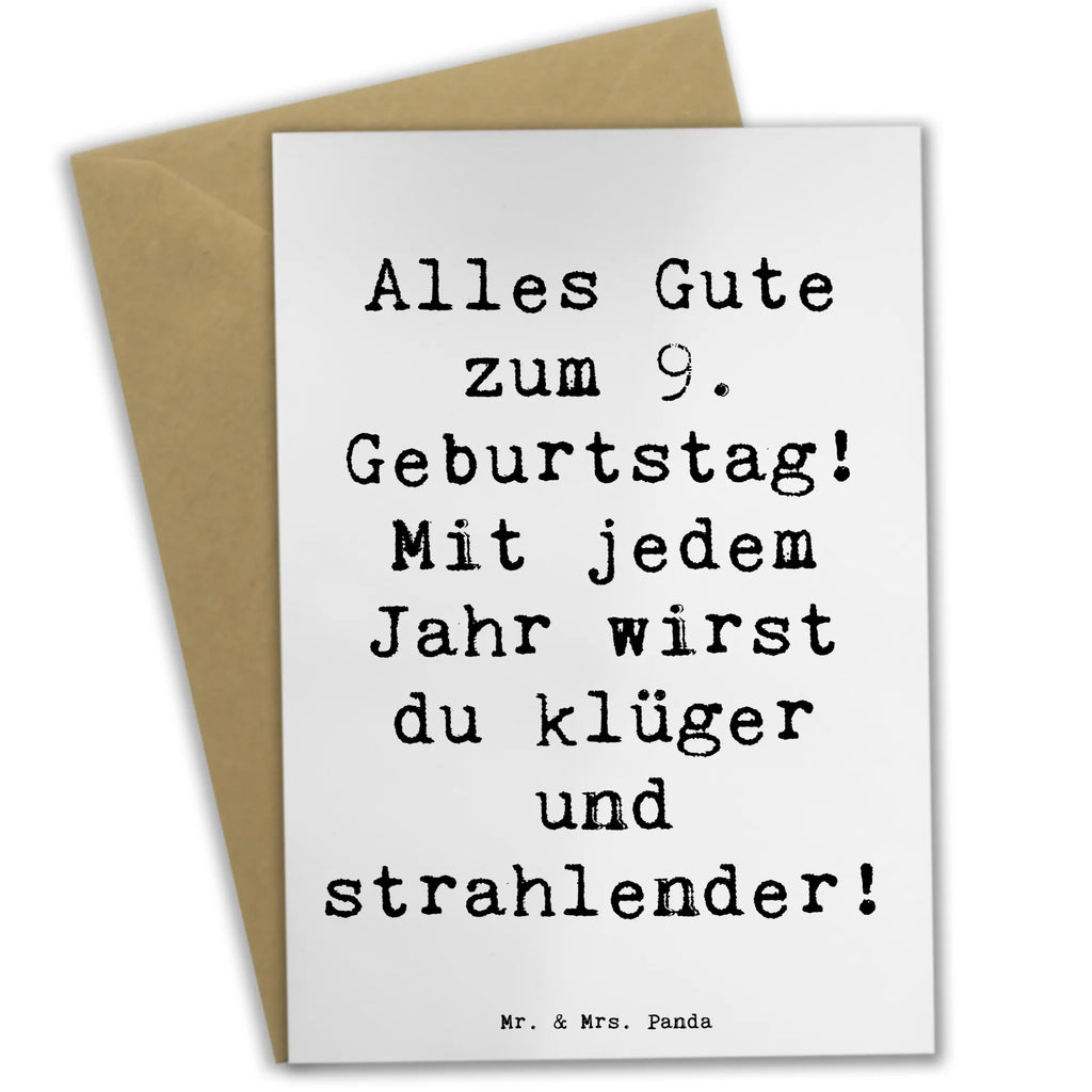 Grußkarte Spruch 9. Geburtstag Wünsche Hochzeitskarte, Geburtstagskarte, Klappkarte, Einladungskarte, Ansichtskarten, Glückwunschkarte, Karte, Grußkarte, Geburtstag, Geburtstagsgeschenk, Geschenk