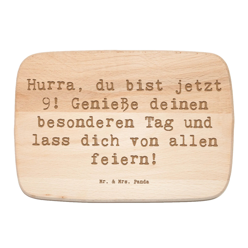 Frühstücksbrett Spruch 9. Geburtstag Freude Schneidebrett Holz, Holzbrett, Frühstücksbrett, Frühstücksbrettchen, Küchenbrett, Schneidebrett, Geburtstag, Geburtstagsgeschenk, Geschenk
