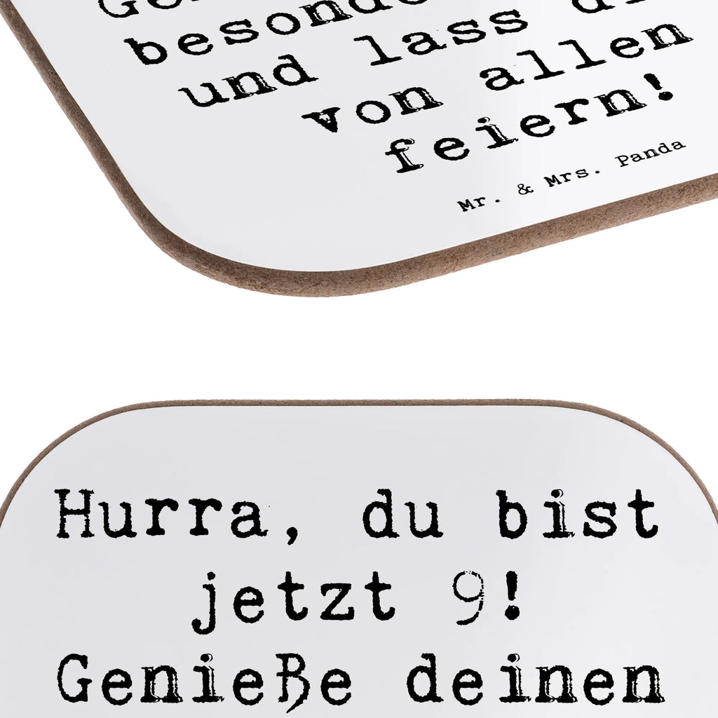 Square coaster Saying Hurra, du bist jetzt 9! Genieße deinen besonderen Tag und lass dich von allen feiern! Getränkeuntersetzer, Korkuntersetzer, Untersetzer für Gläser, Glasuntersetzer, Bierdeckel, Holzuntersetzer, Untersetzer, Untersetzer aus Holz, Untersetzer Gläser, Tassen Untersetzer, Untersetzer Design, Untersetzer Holz, Geburtstag, Geburtstagsgeschenk, Geschenk