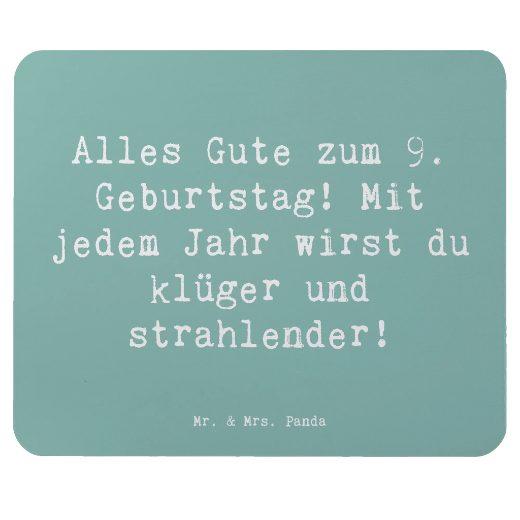 Mauspad Spruch 9. Geburtstag Wünsche Mousepad, Mausunterlage, Computer zubehör, Arbeitszimmer, Büroausstattung, Mauspad, Designer Mauspad, Einzigartiges Mauspad, Mauspad Büro, PC Zubehör, Geburtstag, Geburtstagsgeschenk, Geschenk