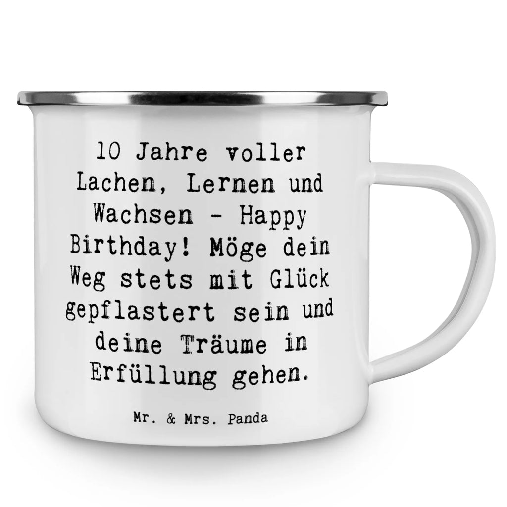 Enamel camping mug Saying 10 Jahre voller Lachen, Lernen und Wachsen - Happy Birthday! Möge dein Weg stets mit Glück gepflastert sein und deine Träume in Erfüllung gehen. Camping Becher, Outdoor Tasse, Camping Tasse Metall, Camping Tassen, Metall Tasse, Emaille Campingbecher, Emaille Trinkbecher, Blechtassen, Metalltasse für Camping, Kaffee Blechtasse, Camping Becher Edelstahl, Emaille Becher Camping, Blechtasse, Camping Tasse Emaille, Emaille Becher, Campingbecher, Trinkbecher, Blechtasse Outdoor, Emaille Tassen, Metalltasse, Emailletasse, Camping Tassen Emaille, Emaille Tasse, Campingtasse, Campingtassen, Tasse Camping, Outdoor Becher, Emaille Tasse Camping, Edelstahl Trinkbecher, Tasse Emaille, Geburtstag, Geburtstagsgeschenk, Geschenk