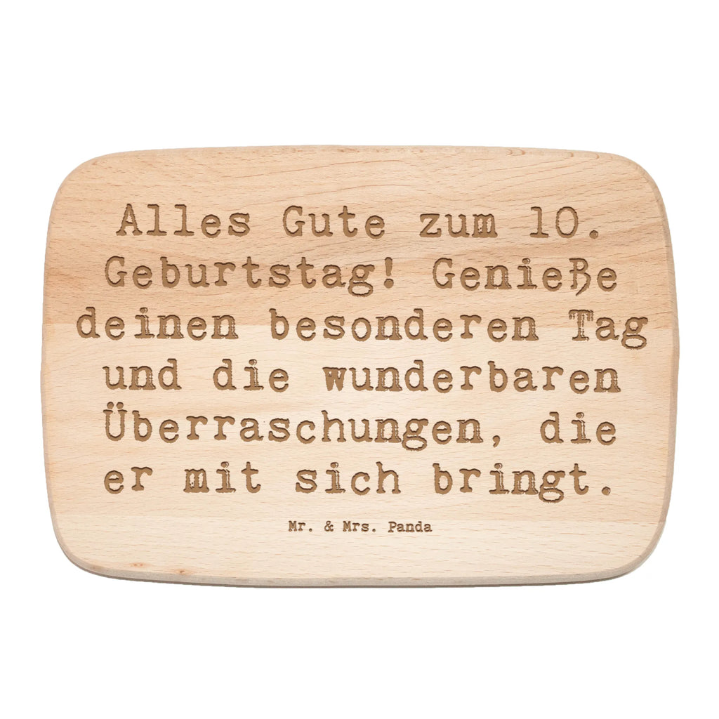 Küchenbrett Spruch 10. Geburtstag Freude Frühstücksbrett, Frühstücksbrettchen, Schneidebrett, Schneidebrett Holz, Küchenbrett, Holzbrett, Geburtstag, Geburtstagsgeschenk, Geschenk