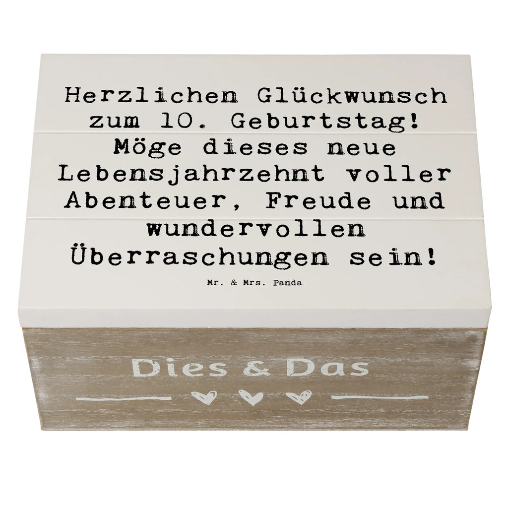 Holzkiste Spruch 10. Geburtstag XXL, Holzkiste, Schatzkiste, Truhe, Geschenkbox, Aufbewahrungsbox, Dekokiste, Schatulle, Geschenkdose, Erinnerungskiste, Kiste, Erinnerungsbox, Geburtstag, Geburtstagsgeschenk, Geschenk