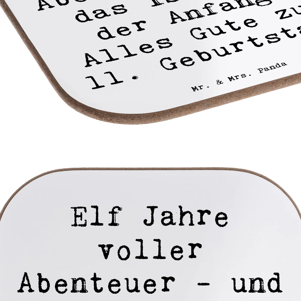 Square coaster Saying Elf Jahre voller Abenteuer - und das ist erst der Anfang! Alles Gute zum 11. Geburtstag! Untersetzer für Gläser, Untersetzer aus Holz, Untersetzer, Korkuntersetzer, Untersetzer Gläser, Glasuntersetzer, Bierdeckel, Untersetzer Design, Holzuntersetzer, Tassen Untersetzer, Getränkeuntersetzer, Untersetzer Holz, Geburtstag, Geburtstagsgeschenk, Geschenk