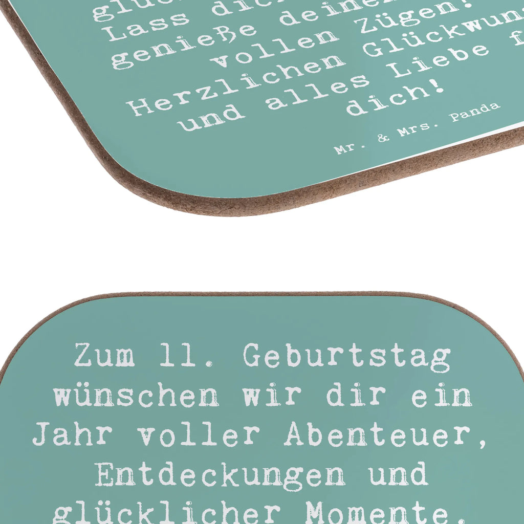 Square coaster Saying Zum 11. Geburtstag wünschen wir dir ein Jahr voller Abenteuer, Entdeckungen und glücklicher Momente. Lass dich feiern und genieße deinen Tag in vollen Zügen! Herzlichen Glückwunsch und alles Liebe für dich! Bierdeckel, Untersetzer aus Holz, Untersetzer für Gläser, Glasuntersetzer, Getränkeuntersetzer, Tassen Untersetzer, Untersetzer Design, Untersetzer Gläser, Untersetzer Holz, Korkuntersetzer, Untersetzer, Holzuntersetzer, Geburtstag, Geburtstagsgeschenk, Geschenk