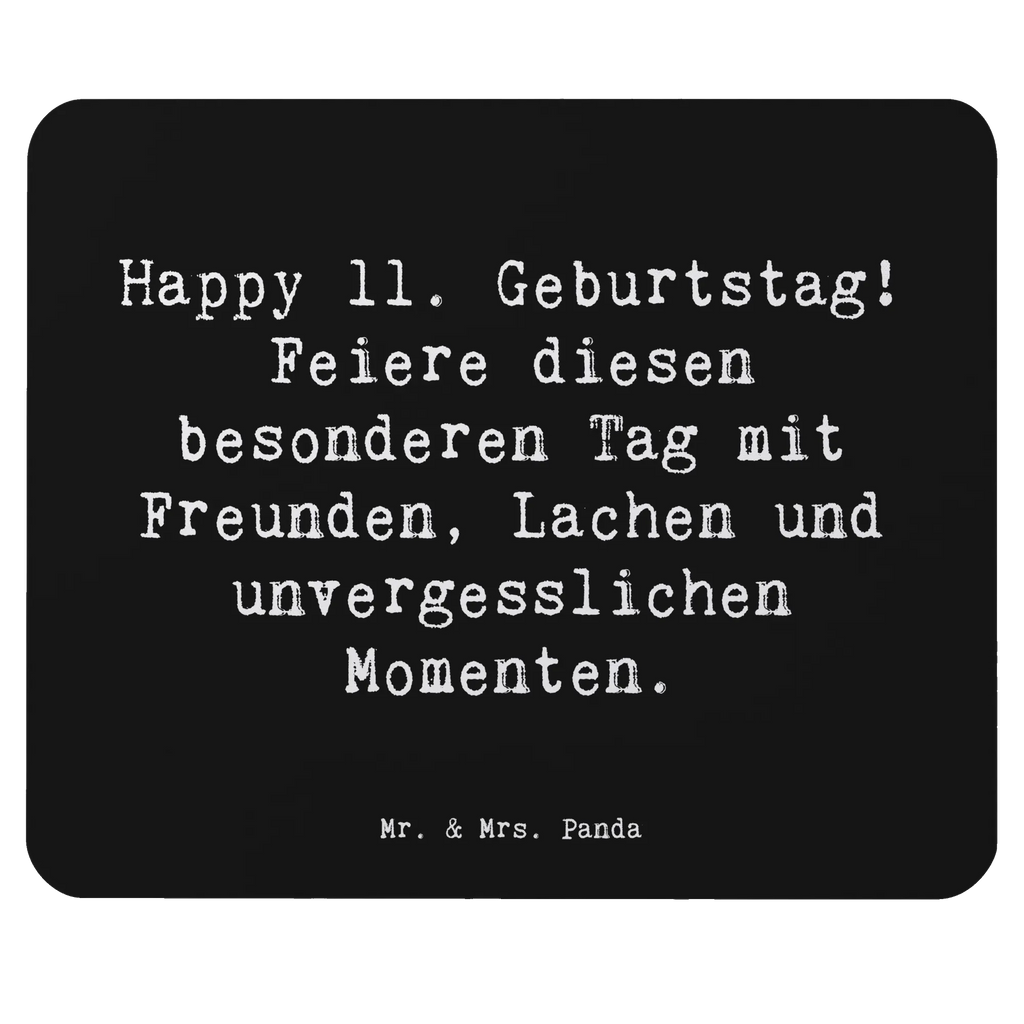 Mouse mat Saying Happy 11. Geburtstag! Feiere diesen besonderen Tag mit Freunden, Lachen und unvergesslichen Momenten. Mousepad, Büroausstattung, Mauspad, Mausunterlage, PC Zubehör, Designer Mauspad, Einzigartiges Mauspad, Arbeitszimmer, Mauspad Büro, Computer zubehör, Geburtstag, Geburtstagsgeschenk, Geschenk