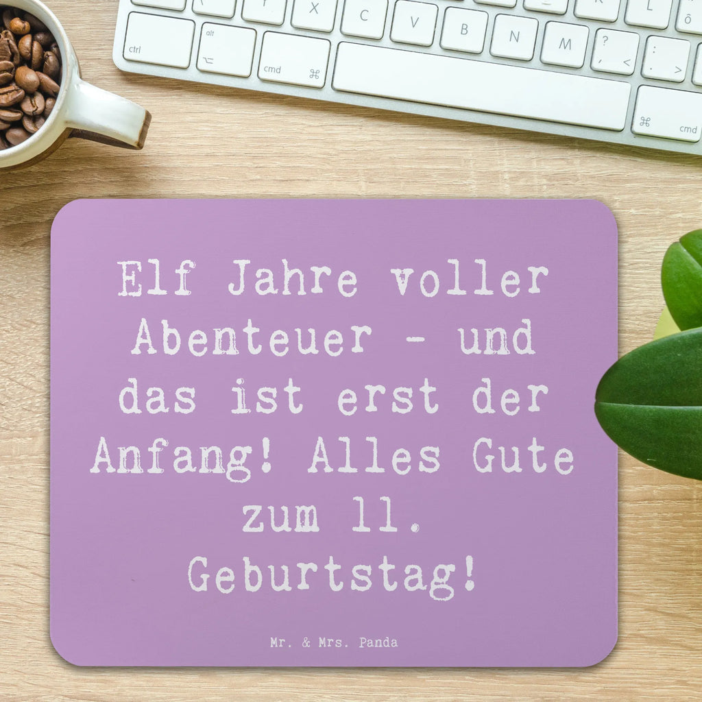 Mauspad Spruch 11. Geburtstag Abenteuer Mousepad, Mauspad Büro, Büroausstattung, PC Zubehör, Einzigartiges Mauspad, Computer zubehör, Arbeitszimmer, Mausunterlage, Designer Mauspad, Mauspad, Geburtstag, Geburtstagsgeschenk, Geschenk