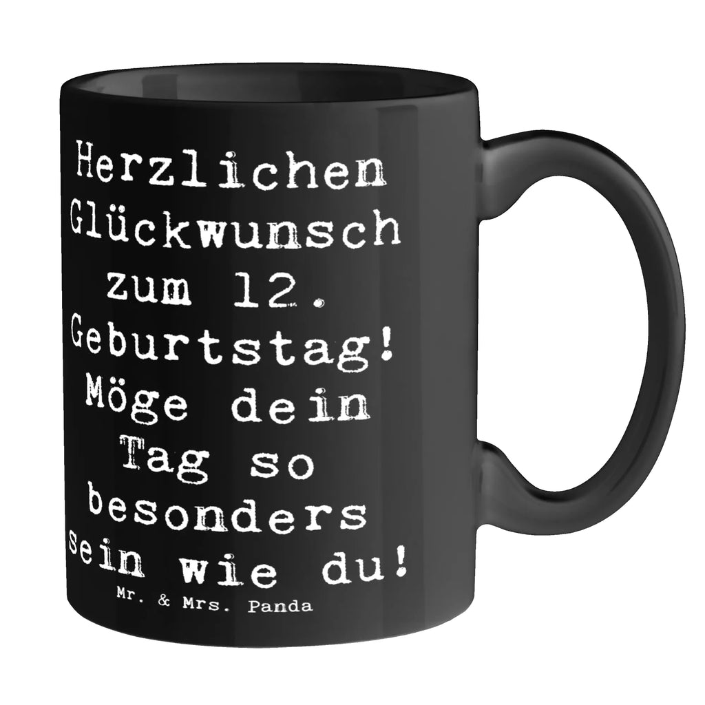 Tasse Spruch 12. Geburtstag Kaffeetasse, Tasse mit Zitaten, Tasse, Tasse mit Motiven, Porzellantasse, Teetasse, Bürotasse, Keramiktasse, Geschenktasse, Geburtstag, Geburtstagsgeschenk, Geschenk