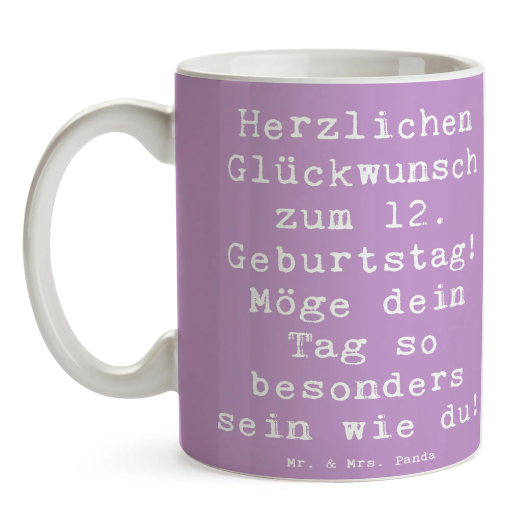 Tasse Spruch 12. Geburtstag Kaffeetasse, Tasse mit Zitaten, Tasse, Tasse mit Motiven, Porzellantasse, Teetasse, Bürotasse, Keramiktasse, Geschenktasse, Geburtstag, Geburtstagsgeschenk, Geschenk