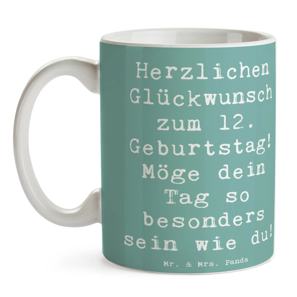 Tasse Spruch 12. Geburtstag Kaffeetasse, Tasse mit Zitaten, Tasse, Tasse mit Motiven, Porzellantasse, Teetasse, Bürotasse, Keramiktasse, Geschenktasse, Geburtstag, Geburtstagsgeschenk, Geschenk