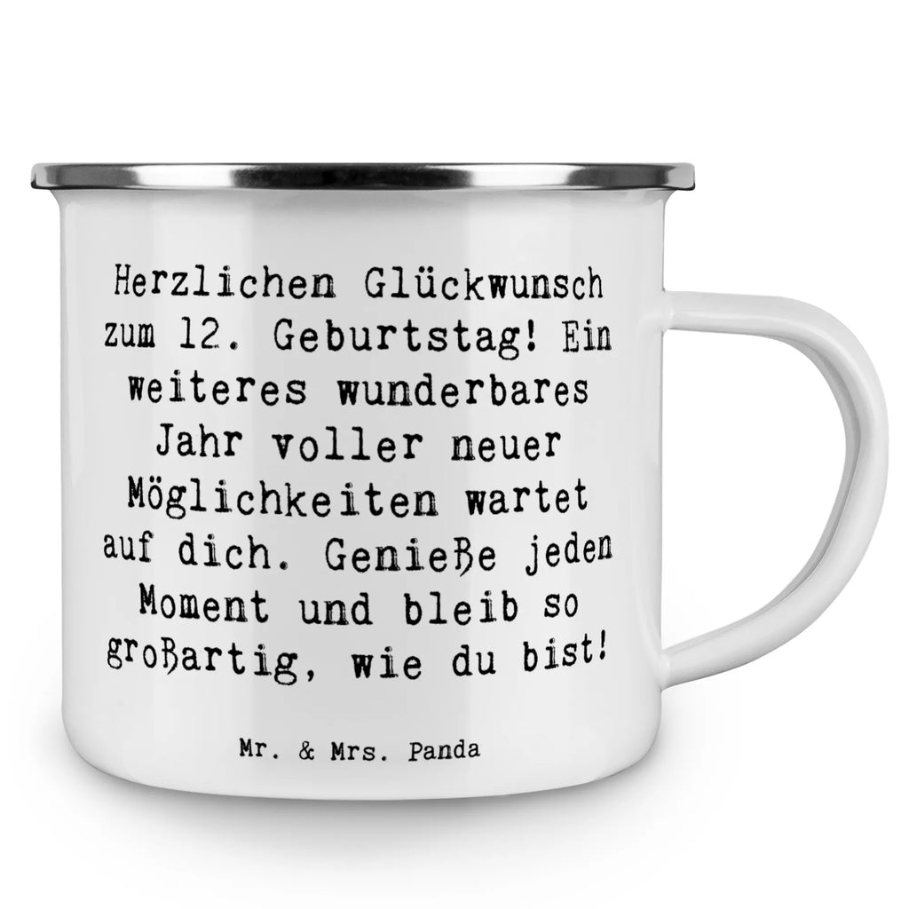 Enamel camping mug Saying Herzlichen Glückwunsch zum 12. Geburtstag! Ein weiteres wunderbares Jahr voller neuer Möglichkeiten wartet auf dich. Genieße jeden Moment und bleib so großartig, wie du bist! Camping Becher, Campingtassen, Blechtassen, Emaille Campingbecher, Emaille Becher, Emaille Tasse, Camping Becher Edelstahl, Outdoor Tasse, Emaille Becher Camping, Blechtasse, Camping Tasse Emaille, Emaille Trinkbecher, Trinkbecher, Emaille Tassen, Campingbecher, Tasse Camping, Kaffee Blechtasse, Edelstahl Trinkbecher, Emailletasse, Metalltasse für Camping, Camping Tassen Emaille, Outdoor Becher, Metalltasse, Tasse Emaille, Emaille Tasse Camping, Blechtasse Outdoor, Camping Tasse Metall, Metall Tasse, Camping Tassen, Campingtasse, Geburtstag, Geburtstagsgeschenk, Geschenk