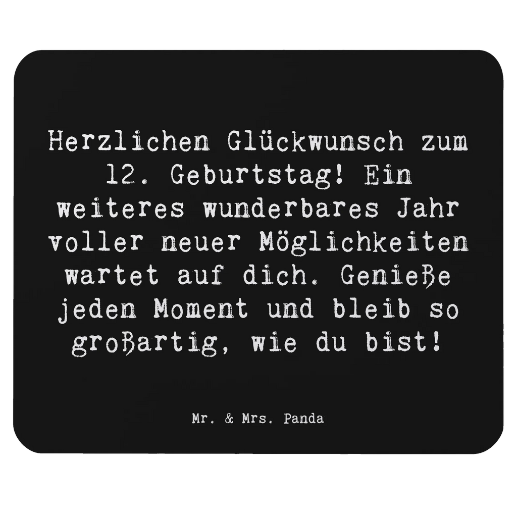 Mauspad Spruch 12. Geburtstag Glück Einzigartiges Mauspad, PC Zubehör, Designer Mauspad, Computer zubehör, Mousepad, Mauspad Büro, Mauspad, Arbeitszimmer, Mausunterlage, Büroausstattung, Geburtstag, Geburtstagsgeschenk, Geschenk