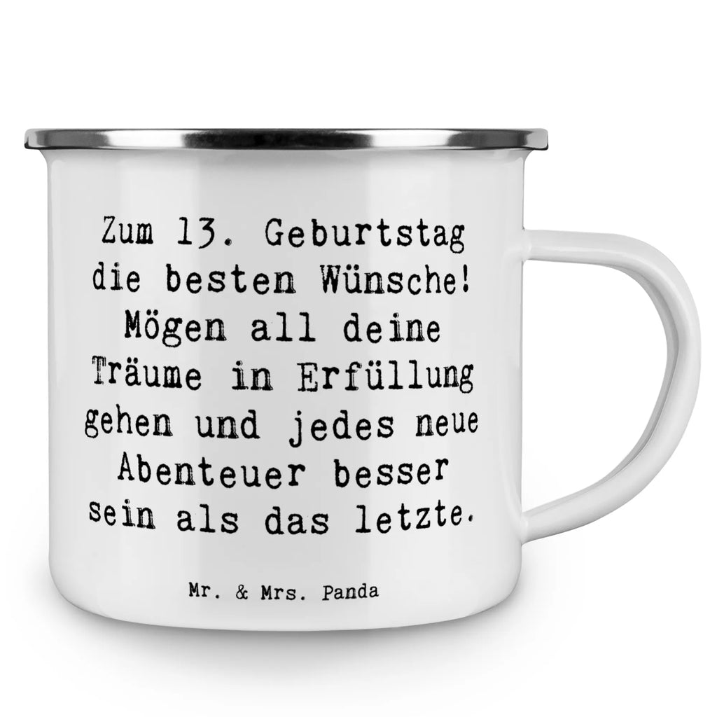 Enamel camping mug Saying Zum 13. Geburtstag die besten Wünsche! Mögen all deine Träume in Erfüllung gehen und jedes neue Abenteuer besser sein als das letzte. Edelstahl Trinkbecher, Outdoor Tasse, Tasse Emaille, Camping Becher Edelstahl, Emailletasse, Camping Tasse Metall, Emaille Becher, Emaille Tasse Camping, Blechtassen, Emaille Tasse, Blechtasse, Emaille Trinkbecher, Kaffee Blechtasse, Metall Tasse, Camping Tassen Emaille, Metalltasse, Emaille Becher Camping, Camping Tassen, Camping Becher, Tasse Camping, Campingtasse, Blechtasse Outdoor, Metalltasse für Camping, Camping Tasse Emaille, Emaille Tassen, Campingtassen, Emaille Campingbecher, Trinkbecher, Outdoor Becher, Campingbecher, Geburtstag, Geburtstagsgeschenk, Geschenk