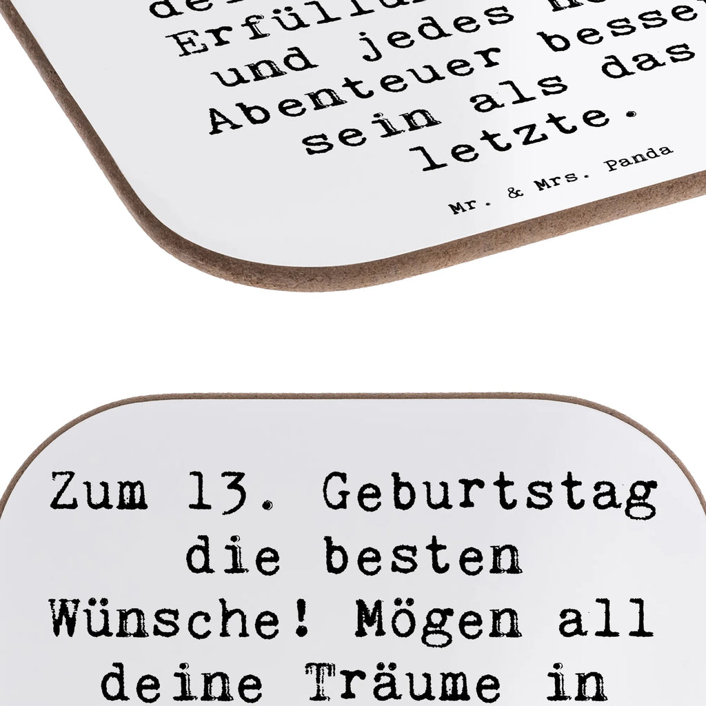 Square coaster Saying Zum 13. Geburtstag die besten Wünsche! Mögen all deine Träume in Erfüllung gehen und jedes neue Abenteuer besser sein als das letzte. Getränkeuntersetzer, Tassen Untersetzer, Untersetzer Design, Bierdeckel, Korkuntersetzer, Untersetzer, Untersetzer für Gläser, Untersetzer aus Holz, Untersetzer Holz, Untersetzer Gläser, Glasuntersetzer, Holzuntersetzer, Geburtstag, Geburtstagsgeschenk, Geschenk