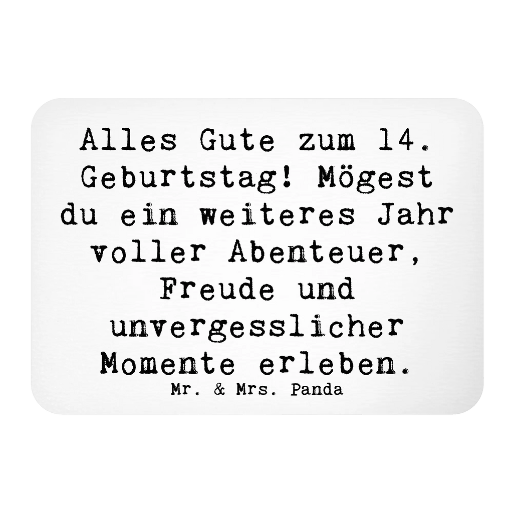 Magnet Spruch 14. Geburtstag Souvenir Magnet, Motivmagnete, Whiteboard Magnet, Notiz Magnet, Dekomagnet, Kühlschrankmagnet, Pinnwandmagnet, Kühlschrank Dekoration, Geburtstag, Geburtstagsgeschenk, Geschenk