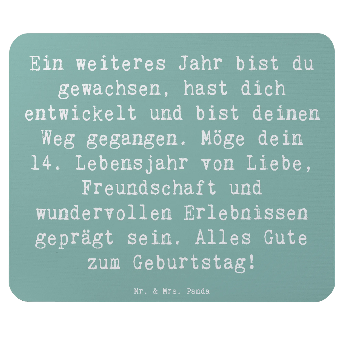 Mauspad Spruch 14. Geburtstag
