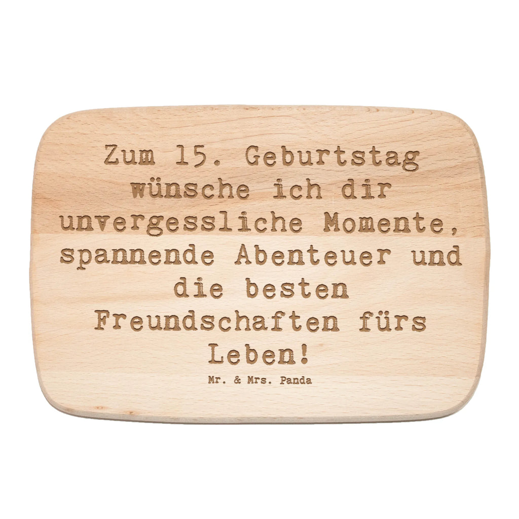 Küchenbrett Spruch 15. Geburtstag Frühstücksbrett, Schneidebrett Holz, Küchenbrett, Schneidebrett, Holzbrett, Frühstücksbrettchen, Geburtstag, Geburtstagsgeschenk, Geschenk