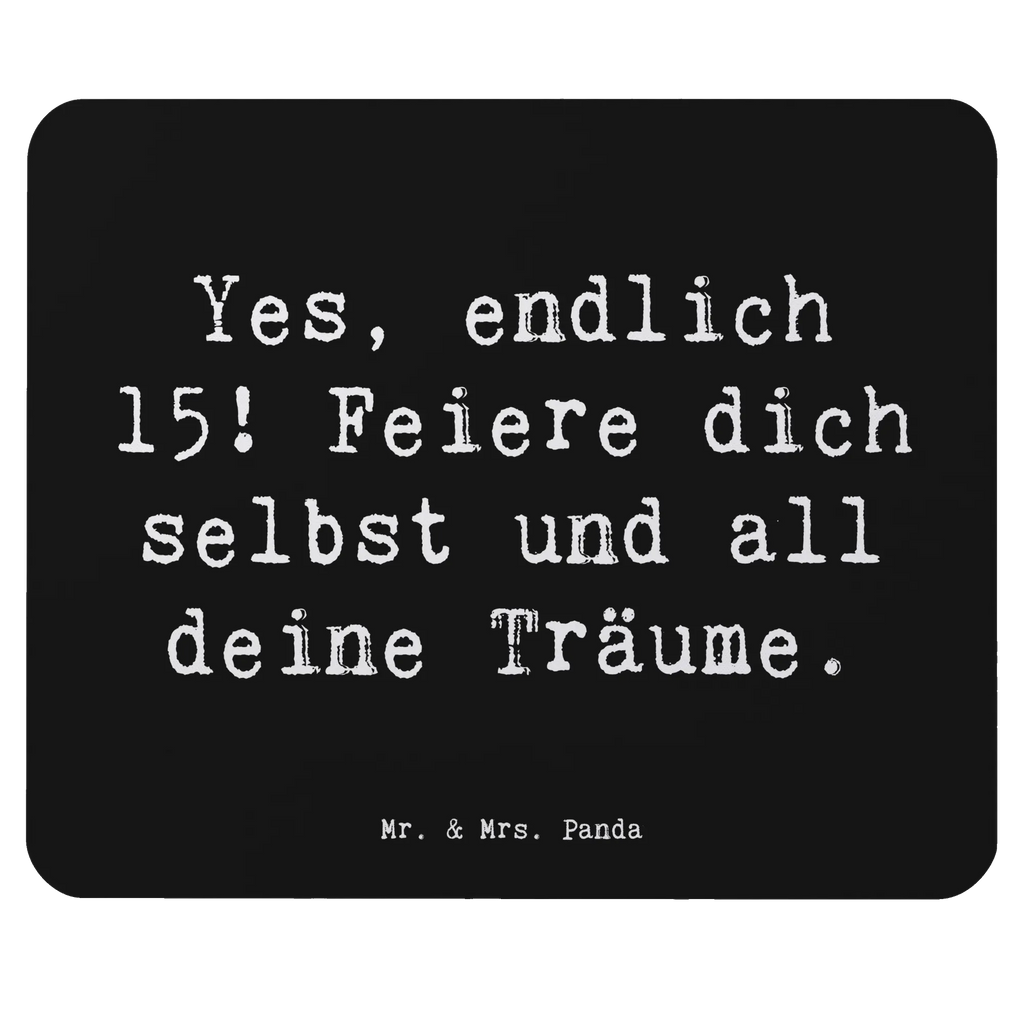 Mouse mat Saying Yes, endlich 15! Feiere dich selbst und all deine Träume. Einzigartiges Mauspad, PC Zubehör, Computer zubehör, Mousepad, Büroausstattung, Arbeitszimmer, Mauspad, Mausunterlage, Designer Mauspad, Mauspad Büro, Geburtstag, Geburtstagsgeschenk, Geschenk