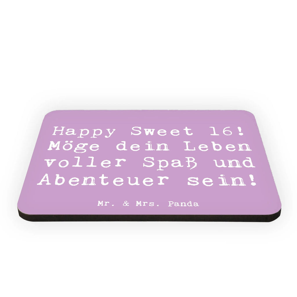 Magnet Saying Happy Sweet 16! Möge dein Leben voller Spaß und Abenteuer sein! designmagnet, büromagnet, holz kühlschrankmagnet, memomagnet, zettelhalter, tafelmagnet, Fridge Magnet, küchenmagnet, holz whiteboardmagnet, Kühlschrankmagnet, wandmagnet, Dekomagnet, rechteckmagnet, haftmagnet, notizmagnet, holzmagnet, Pinnwandmagnet, bildmagnet, magnet, mdf magnet, whiteboardmagnet, einkaufszettelmagnet, Notizhalter, spruchmagnet, Geburtstag, Geburtstagsgeschenk, Geschenk