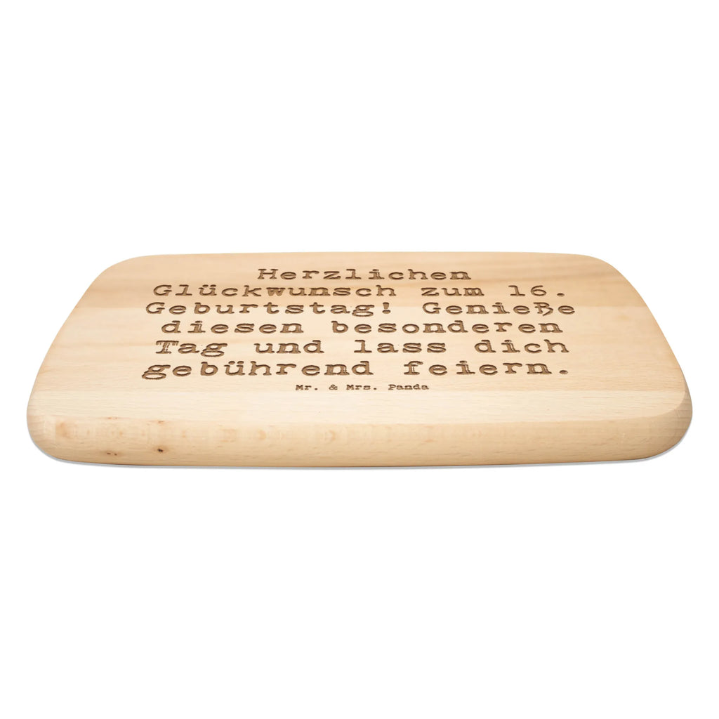 Śniadaniowa deska Przysłowie Herzlichen Glückwunsch zum 16. Geburtstag! Genieße diesen besonderen Tag und lass dich gebührend feiern. Urodziny, prezent urodzinowy, prezent