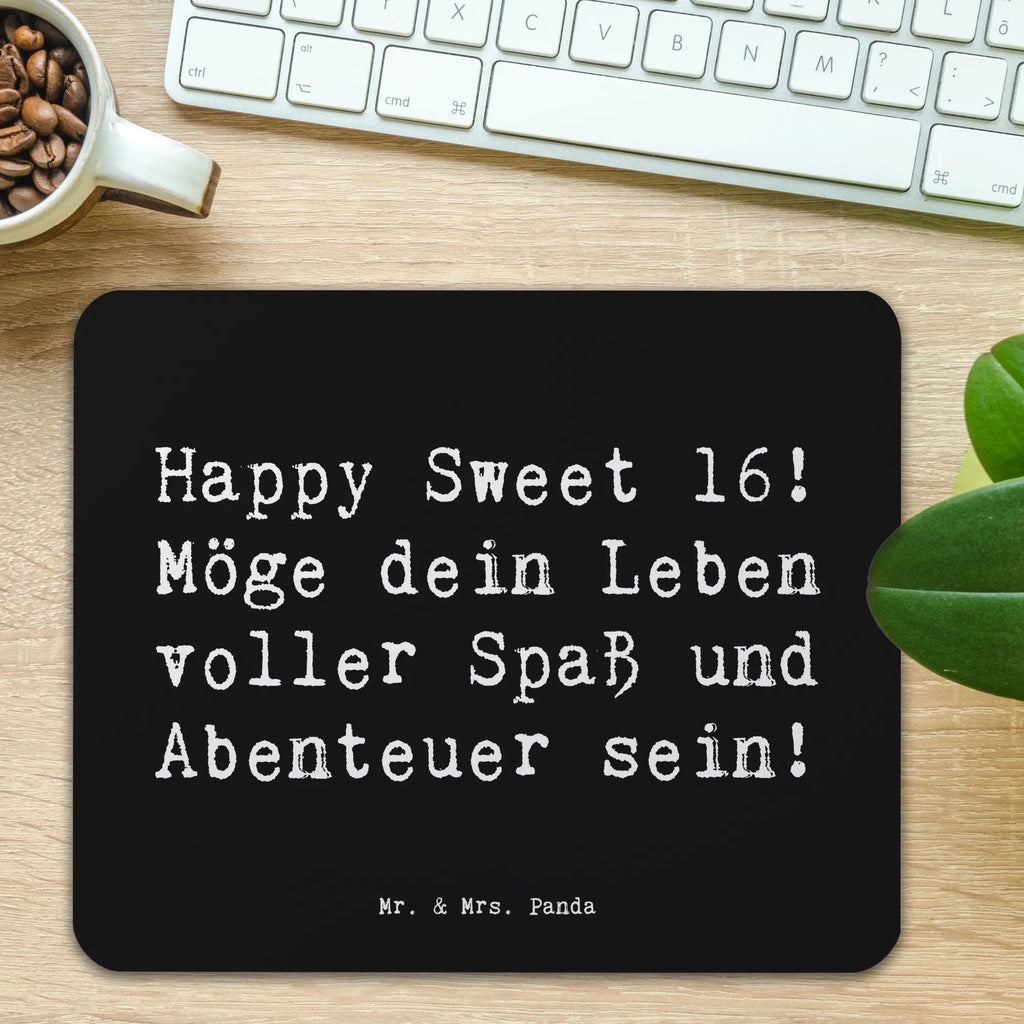 Mauspad Spruch 16. Geburtstag Glück Büroausstattung, Mausunterlage, Computer zubehör, PC Zubehör, Mauspad Büro, Mousepad, Designer Mauspad, Arbeitszimmer, Mauspad, Einzigartiges Mauspad, Geburtstag, Geburtstagsgeschenk, Geschenk