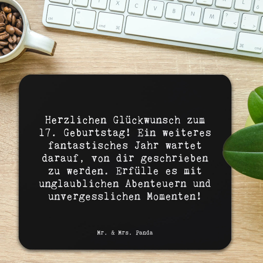 Mauspad Spruch 17. Geburtstag Abenteuer Computer zubehör, Designer Mauspad, Mausunterlage, Mousepad, Büroausstattung, Mauspad, Einzigartiges Mauspad, PC Zubehör, Mauspad Büro, Arbeitszimmer, Geburtstag, Geburtstagsgeschenk, Geschenk