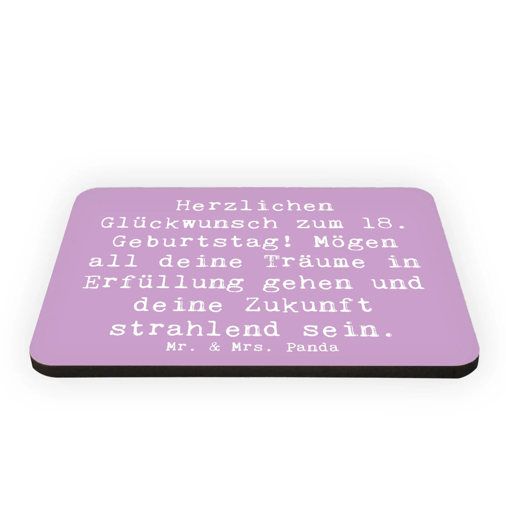 Magnet Saying Herzlichen Glückwunsch zum 18. Geburtstag! Mögen all deine Träume in Erfüllung gehen und deine Zukunft strahlend sein. Dekomagnet, Kühlschrank Dekoration, Souvenir Magnet, Pinnwandmagnet, Whiteboard Magnet, Notiz Magnet, Motivmagnete, Kühlschrankmagnet, Geburtstag, Geburtstagsgeschenk, Geschenk