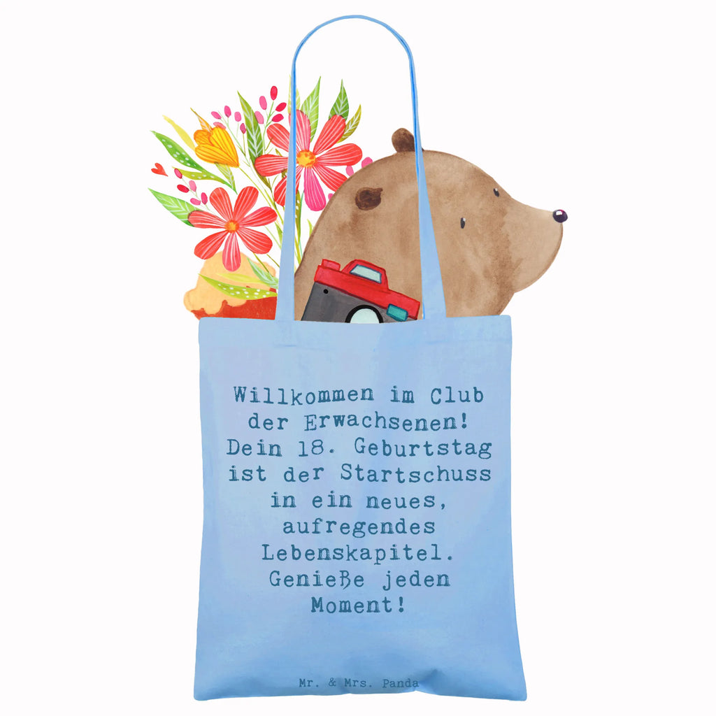 Tragetasche Spruch 18. Geburtstag Start Umhängetasche, Shopper, Beuteltasche, Tragetasche, Tasche, Beutel, Einkaufstüte, Strandtasche, Badetasche, Stoffbeutel, Jutetasche, Schultertasche, Jutebeutel, Einkaufstasche, Stofftasche, Laptoptasche, Geburtstag, Geburtstagsgeschenk, Geschenk