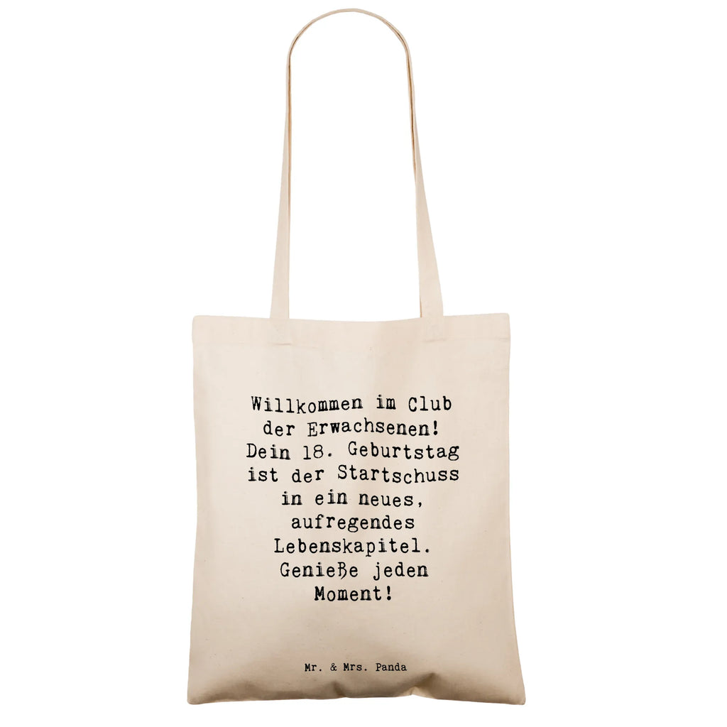 Tragetasche Spruch 18. Geburtstag Start Umhängetasche, Shopper, Beuteltasche, Tragetasche, Tasche, Beutel, Einkaufstüte, Strandtasche, Badetasche, Stoffbeutel, Jutetasche, Schultertasche, Jutebeutel, Einkaufstasche, Stofftasche, Laptoptasche, Geburtstag, Geburtstagsgeschenk, Geschenk