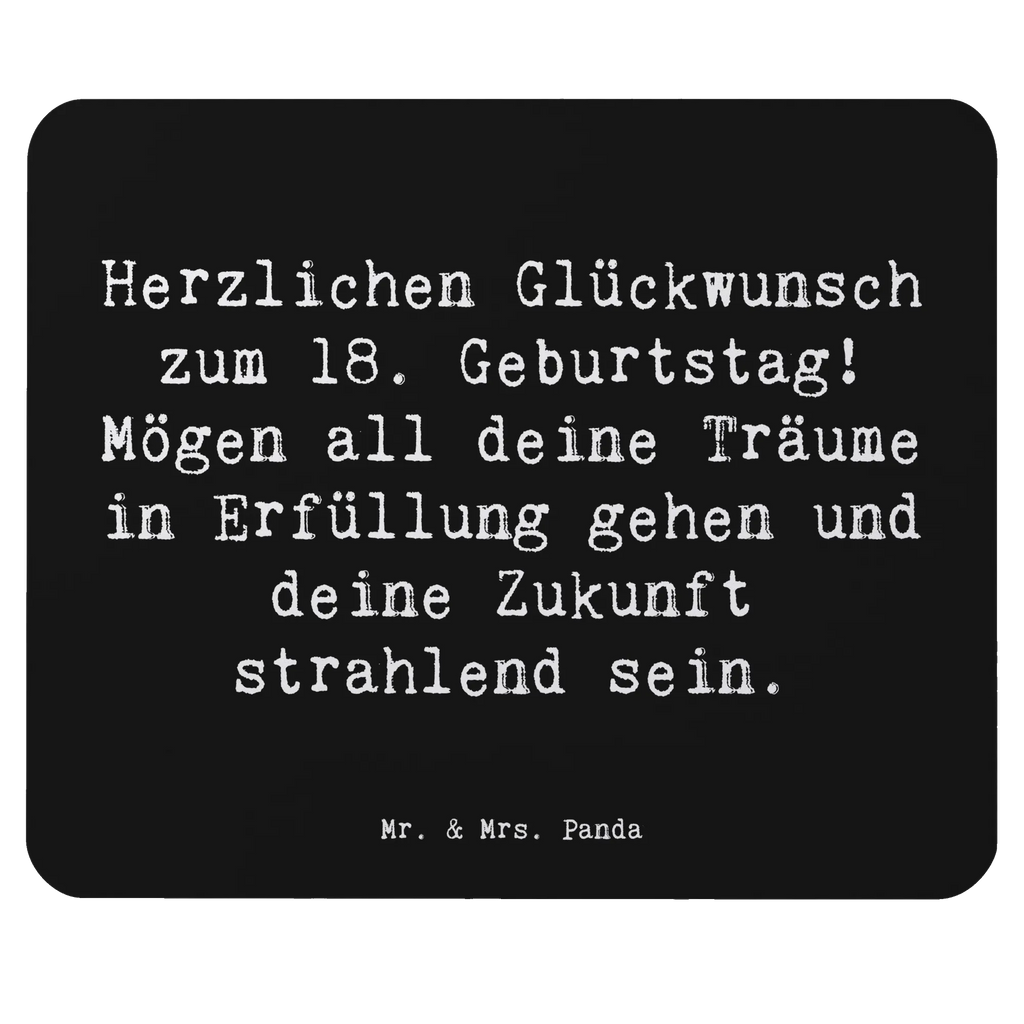 Mauspad Spruch 18. Geburtstag Glückwunsch Mauspad, Mausunterlage, Computer zubehör, Büroausstattung, Arbeitszimmer, Mousepad, PC Zubehör, Mauspad Büro, Einzigartiges Mauspad, Designer Mauspad, Geburtstag, Geburtstagsgeschenk, Geschenk