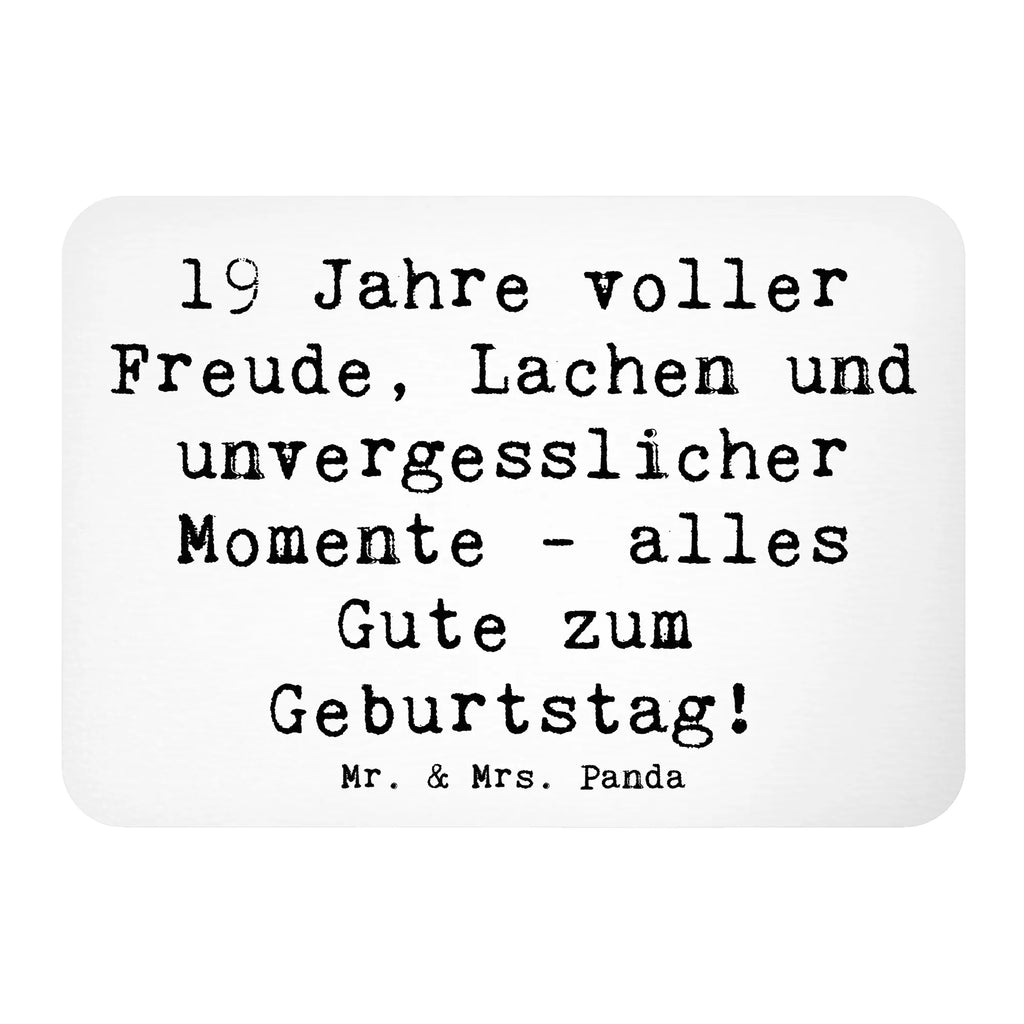 Magnet Spruch 19. Geburtstag Freude Kühlschrankmagnet, Souvenir Magnet, Dekomagnet, Whiteboard Magnet, Notiz Magnet, Motivmagnete, Pinnwandmagnet, Kühlschrank Dekoration, Geburtstag, Geburtstagsgeschenk, Geschenk