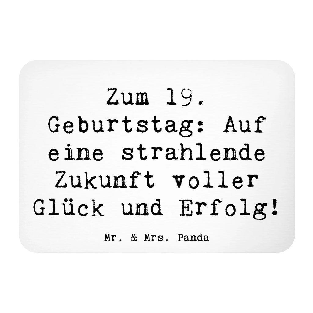 Magnet Spruch 19. Geburtstag Zukunft Pinnwandmagnet, Souvenir Magnet, Whiteboard Magnet, Notiz Magnet, Kühlschrank Dekoration, Motivmagnete, Kühlschrankmagnet, Dekomagnet, Geburtstag, Geburtstagsgeschenk, Geschenk