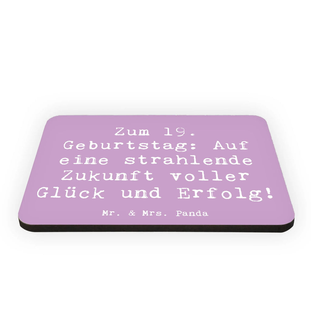 Magnet Spruch 19. Geburtstag Zukunft Pinnwandmagnet, Souvenir Magnet, Whiteboard Magnet, Notiz Magnet, Kühlschrank Dekoration, Motivmagnete, Kühlschrankmagnet, Dekomagnet, Geburtstag, Geburtstagsgeschenk, Geschenk