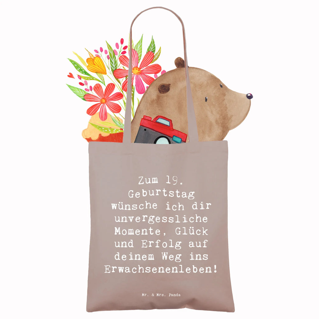 Tragetasche Spruch 19. Geburtstag Wünsche Strandtasche, Stofftasche, Badetasche, Laptoptasche, Tasche, Umhängetasche, Einkaufstüte, Beuteltasche, Einkaufstasche, Tragetasche, Jutetasche, Stoffbeutel, Jutebeutel, Beutel, Shopper, Schultertasche, Geburtstag, Geburtstagsgeschenk, Geschenk