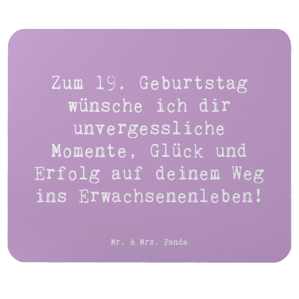 Mauspad Spruch 19. Geburtstag Wünsche Mausunterlage, Mauspad Büro, Designer Mauspad, Mousepad, Arbeitszimmer, Büroausstattung, Computer zubehör, PC Zubehör, Einzigartiges Mauspad, Mauspad, Geburtstag, Geburtstagsgeschenk, Geschenk