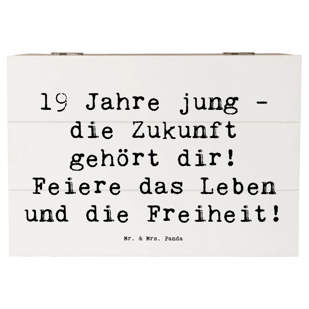 Holzkiste Spruch 19. Geburtstag Geschenkbox, Truhe, Schatzkiste, Aufbewahrungsbox, XXL, Erinnerungskiste, Dekokiste, Erinnerungsbox, Schatulle, Kiste, Geschenkdose, Holzkiste, Geburtstag, Geburtstagsgeschenk, Geschenk