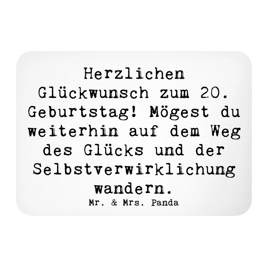 Magnet Spruch 20. Geburtstag Glückspfad Kühlschrank Dekoration, Notiz Magnet, Dekomagnet, Souvenir Magnet, Kühlschrankmagnet, Motivmagnete, Whiteboard Magnet, Pinnwandmagnet, Geburtstag, Geburtstagsgeschenk, Geschenk