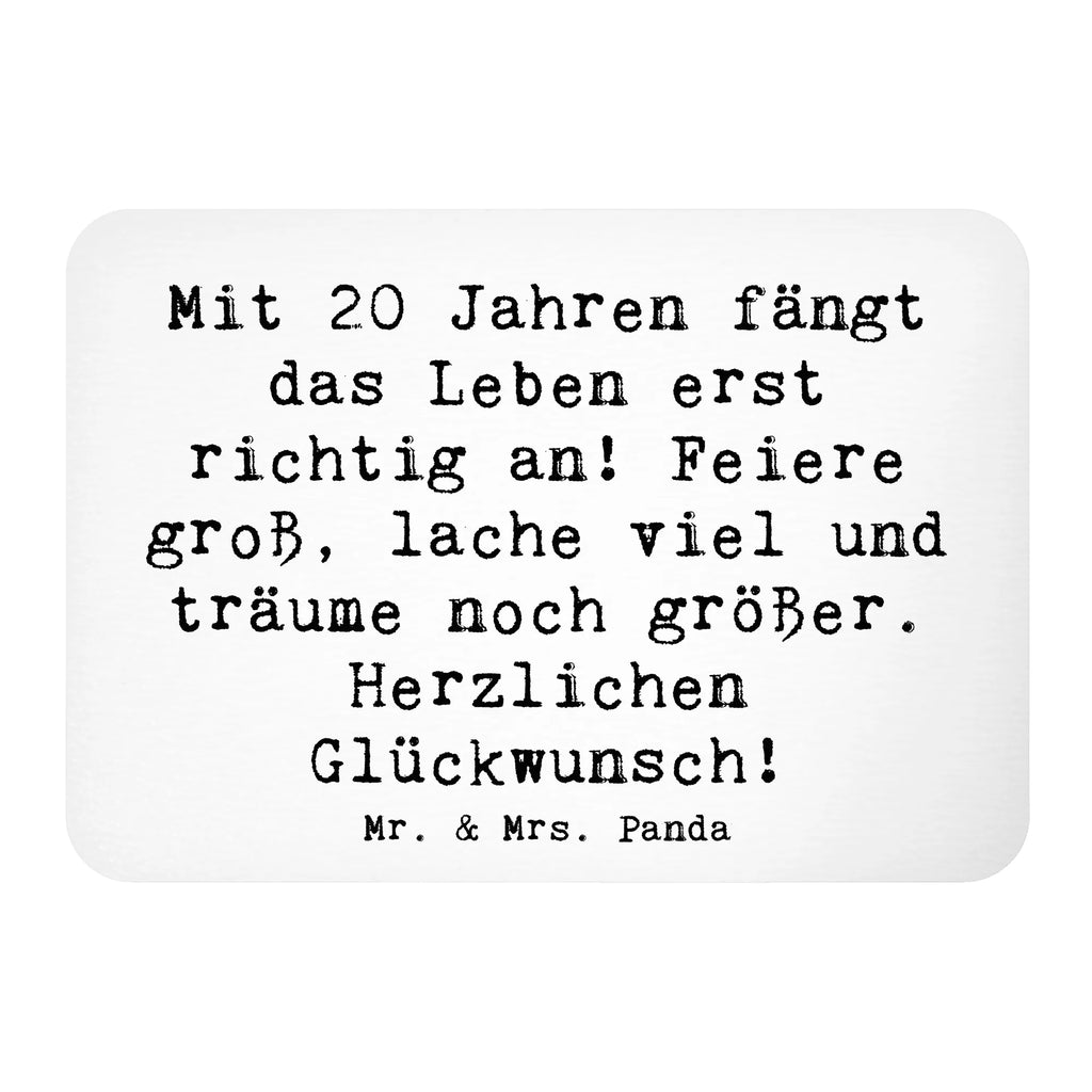 Magnet Spruch 20. Geburtstag Souvenir Magnet, Dekomagnet, Motivmagnete, Notiz Magnet, Kühlschrank Dekoration, Pinnwandmagnet, Kühlschrankmagnet, Whiteboard Magnet, Geburtstag, Geburtstagsgeschenk, Geschenk