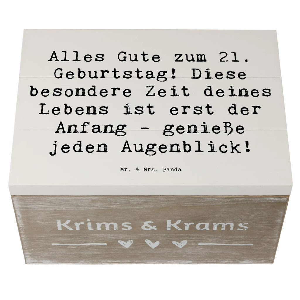Holzkiste Spruch 21. Geburtstag Freude Truhe, Erinnerungskiste, Erinnerungsbox, Schatulle, Kiste, Aufbewahrungsbox, XXL, Schatzkiste, Holzkiste, Geschenkbox, Geschenkdose, Dekokiste, Geburtstag, Geburtstagsgeschenk, Geschenk