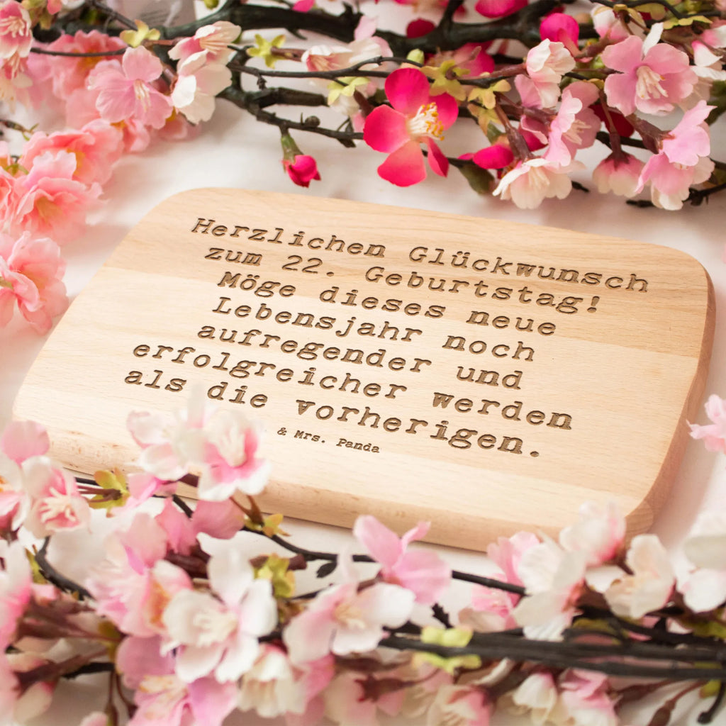 Frühstücksbrett Spruch 22. Geburtstag Holzbrett, Frühstücksbrett, Küchenbrett, Schneidebrett, Frühstücksbrettchen, Schneidebrett Holz, Geburtstag, Geburtstagsgeschenk, Geschenk